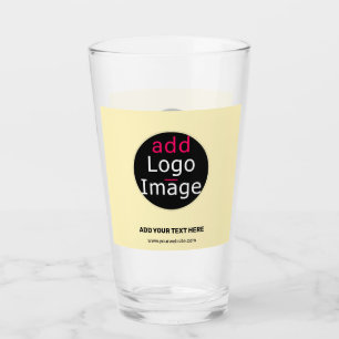 Copo De Pint Moderno Business Chic Personalizável Adicionar Log