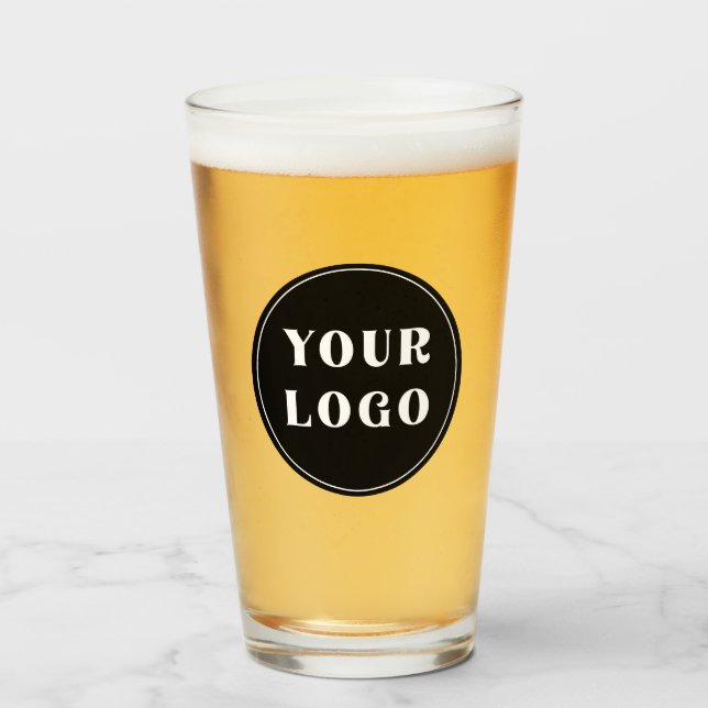 Copo De Pint Moderno, elegante, sofisticado e personalizável (Frente (Preenchido))