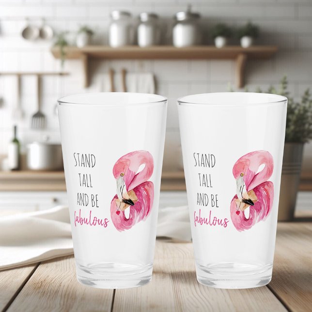 Copo De Pint Moderno Exótico Altura E Fabuloso Flamingo BE (Criador carregado)