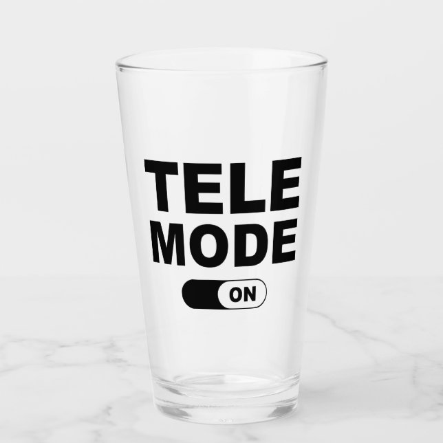 Copo De Pint Modo de Tele Ligado (Frente)