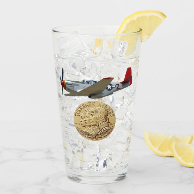 COPO DE PINT MOEDA DOS AVIADORES DE TUSKEGEE (Gelo traseiro)