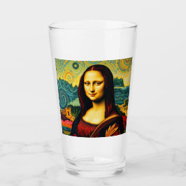 Copo De Pint Mona Van Gogh, estilo Whimsso, Lisa Glass