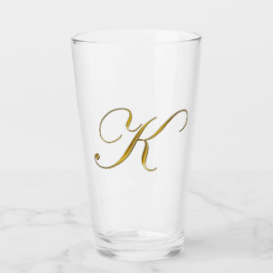 Copo De Pint Monograma Dourado K