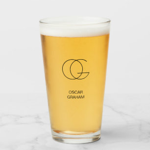 Copo De Pint Monograma personalizado