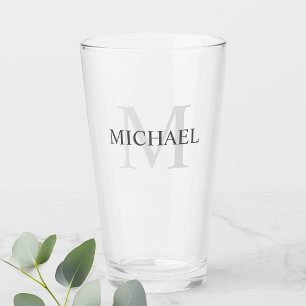 Copo De Pint Monograma personalizado clássico e nome