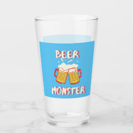 Copo De Pint Monstro da Cerveja | Vidraria de Fundo Azul