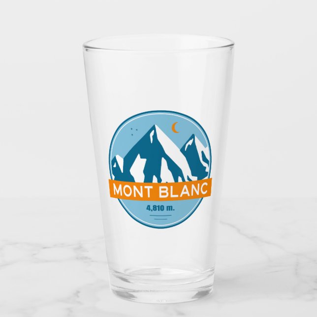 Copo De Pint Mont Blanc França Stars Moon (Frente)
