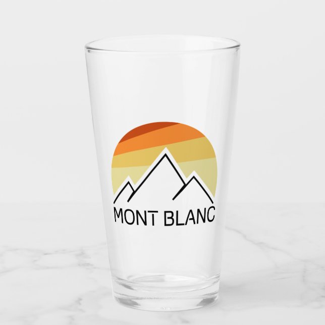 Copo De Pint Mont Blanc France Retro (Frente)