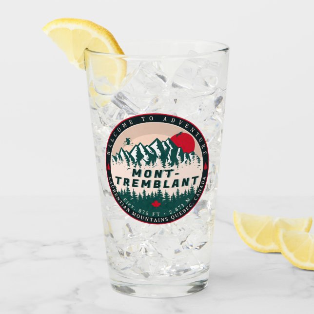 Copo De Pint Mont Tremblant Quebec, Montanhas Laurentian Canadá (Gelo frontal)