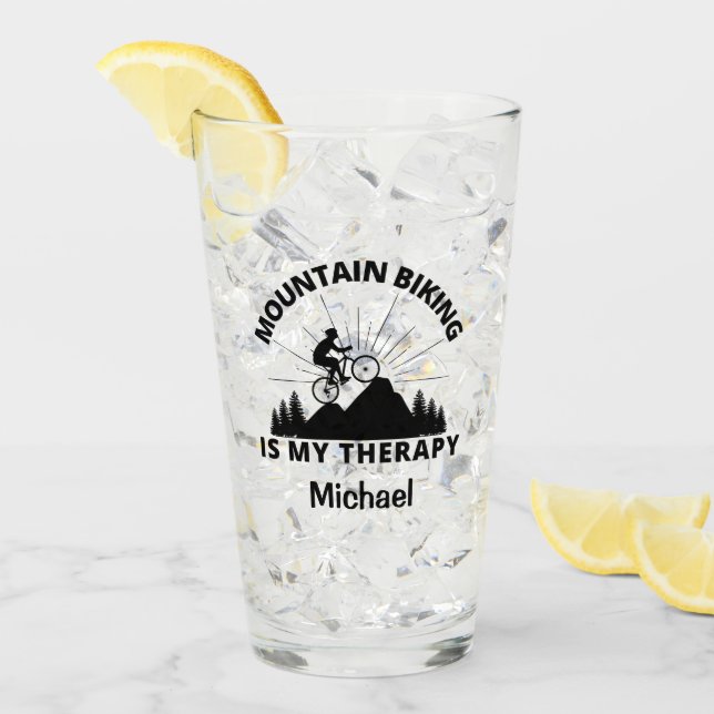Copo De Pint Montanha É Minha Terapia (Gelo frontal)