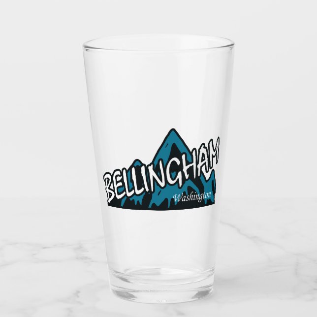 Copo De Pint Montanhas Bellingham Washington (Frente)