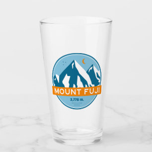 Copo De Pint Monte Fuji Japão Stars Moon