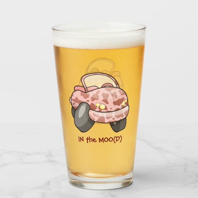 Copo De Pint Moo Car (Frente (Preenchido))