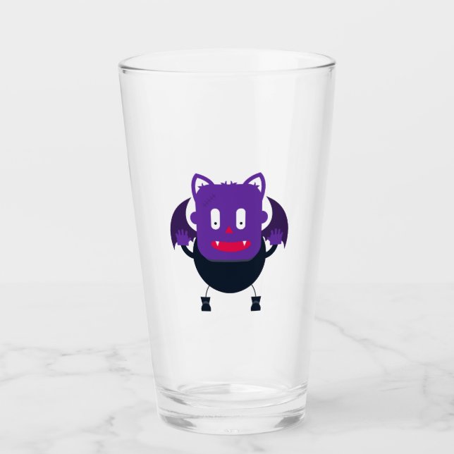 Copo De Pint Morcego halloween (Frente)