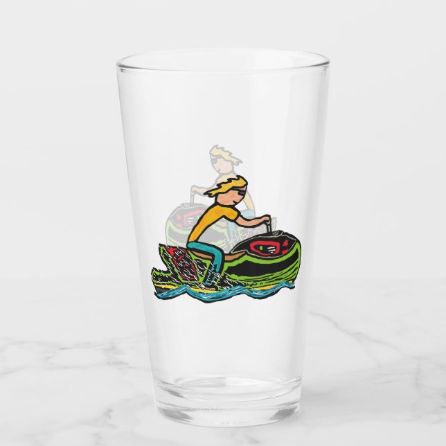 Copo De Pint Moto de água (Frente)