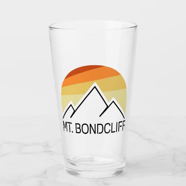 Copo De Pint Mt. Bondcliff New Hampshire Retro (Frente)