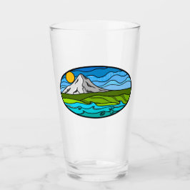 Copo De Pint Mt. Hood Glass Tumbler