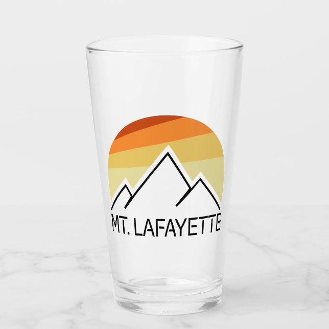 Copo De Pint Mt. Lafayette New Hampshire Retro (Frente)
