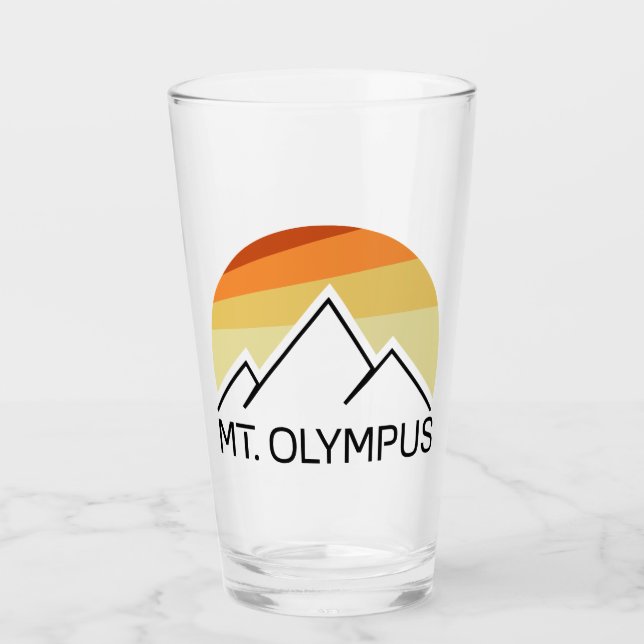 Copo De Pint Mt. Olympus Washington Retro (Frente)