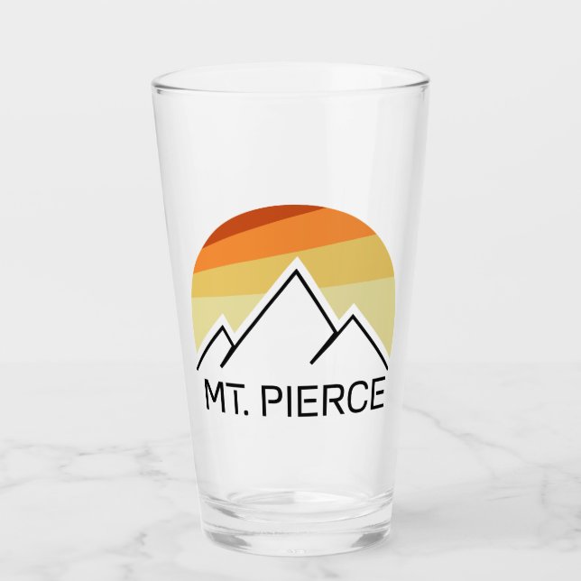 Copo De Pint Mt. Pierce New Hampshire Retro (Frente)
