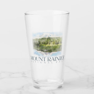 Copo De Pint Mt. Rainier Pint Glass, National Park Tumbler