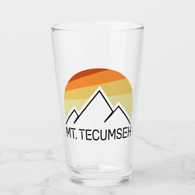Copo De Pint Mt. Tecumseh New Hampshire Retro (Frente)