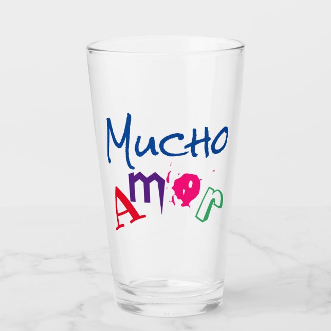 Copo De Pint Muito amor vaso (Frente)
