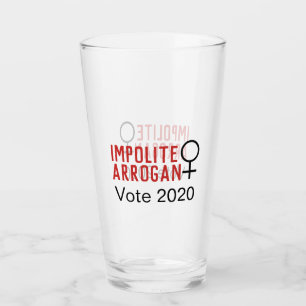 Copo De Pint Mulher Arrogante Impolita Símbolo 2 Linha 2020