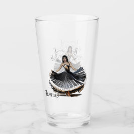 Copo De Pint Mulher dançante elegante