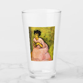 Copo De Pint Mulher de Rosa (Senhora Elegante) (Retrato feminin