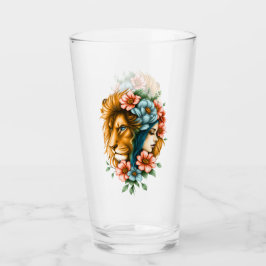 Copo De Pint Mulher maravilhosa cujo cabelo longo e fluido