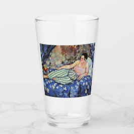 Copo De Pint Mulher no quarto azul (por Suzanne Valadon)