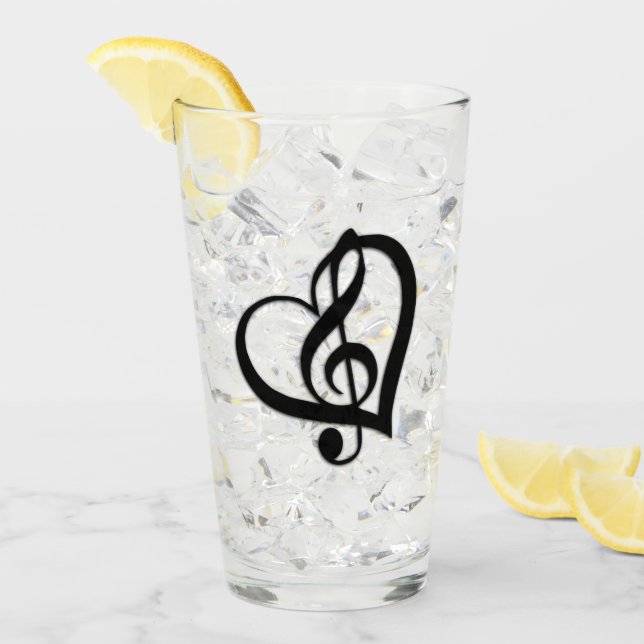 Copo De Pint Music G Heart (Gelo frontal)