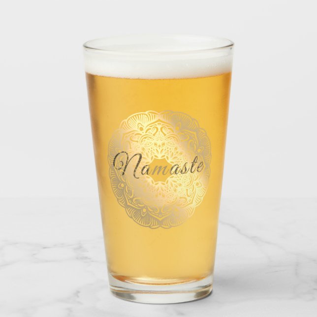Copo De Pint Namaste (Frente (Preenchido))