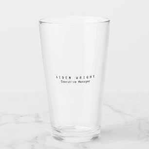 Copo De Pint Name Trendy Na moda Modern Minimalist Plain