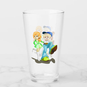 Copo De Pint Namorada e Namorado