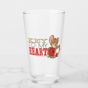Copo De Pint Namorados "Key To My Heart" do Jerry Mouse