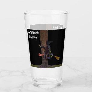 Copo De Pint Não beba e voa tumbler de vidro
