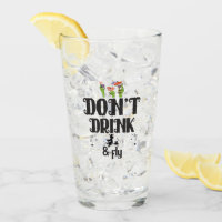 Não beba e voe tipo Black Halloween Engraçado