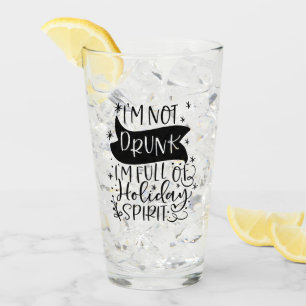 Copo De Pint Não Bebado Apenas Cheio do Espírito de Férias   Be