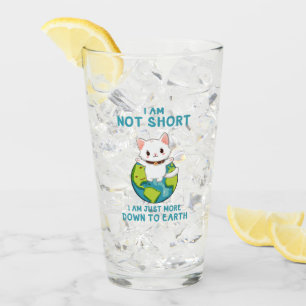 Copo De Pint Não Curto, só para baixo para a Terra - Humor Gato