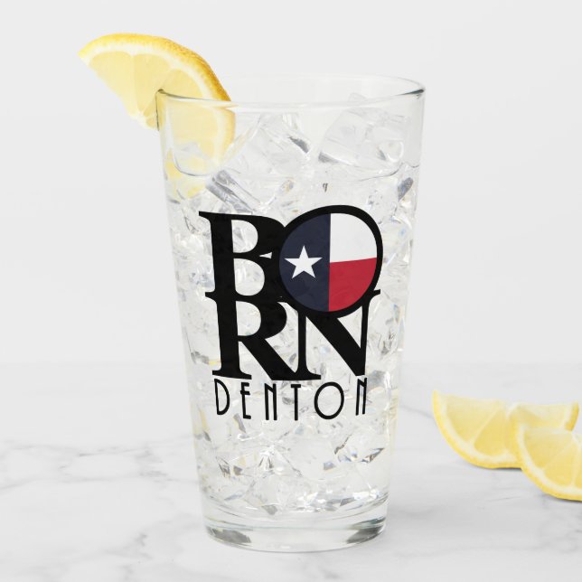 Copo De Pint NASCER Denton Texas (Gelo frontal)