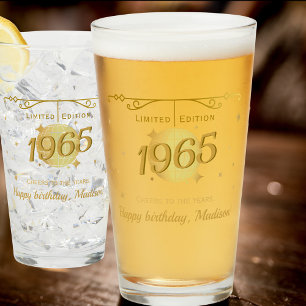 Copo De Pint Nascer em 1965 60ª festa de aniversário cerveja