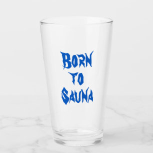 Copo De Pint Nascer para Sauna - Tumbler de vidro finlandês