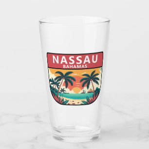 Copo De Pint Nassau Bahamas Retro Emblem
