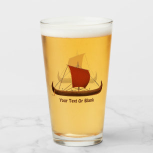 Copo De Pint Navio de navegação vermelho II