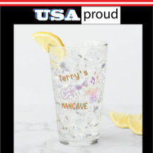 Neon Mancave Personalizado 🍺 Faux Tavern Club