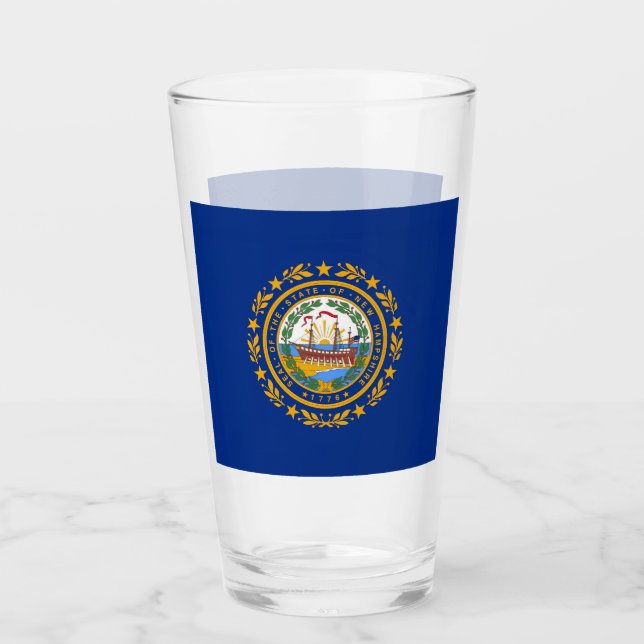 Copo De Pint New Hampshire Flag (Frente)