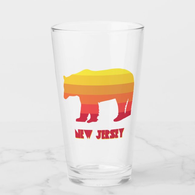 Copo De Pint New Jersey Bear Rainbow (Frente)