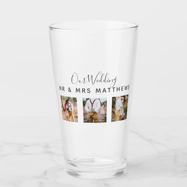 Copo De Pint NeWLYWEDS WEDDING (Frente)